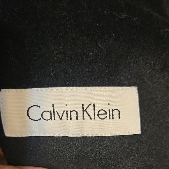 Calvin Klein Black Double-Breasted Cape - Picture 8 of 8